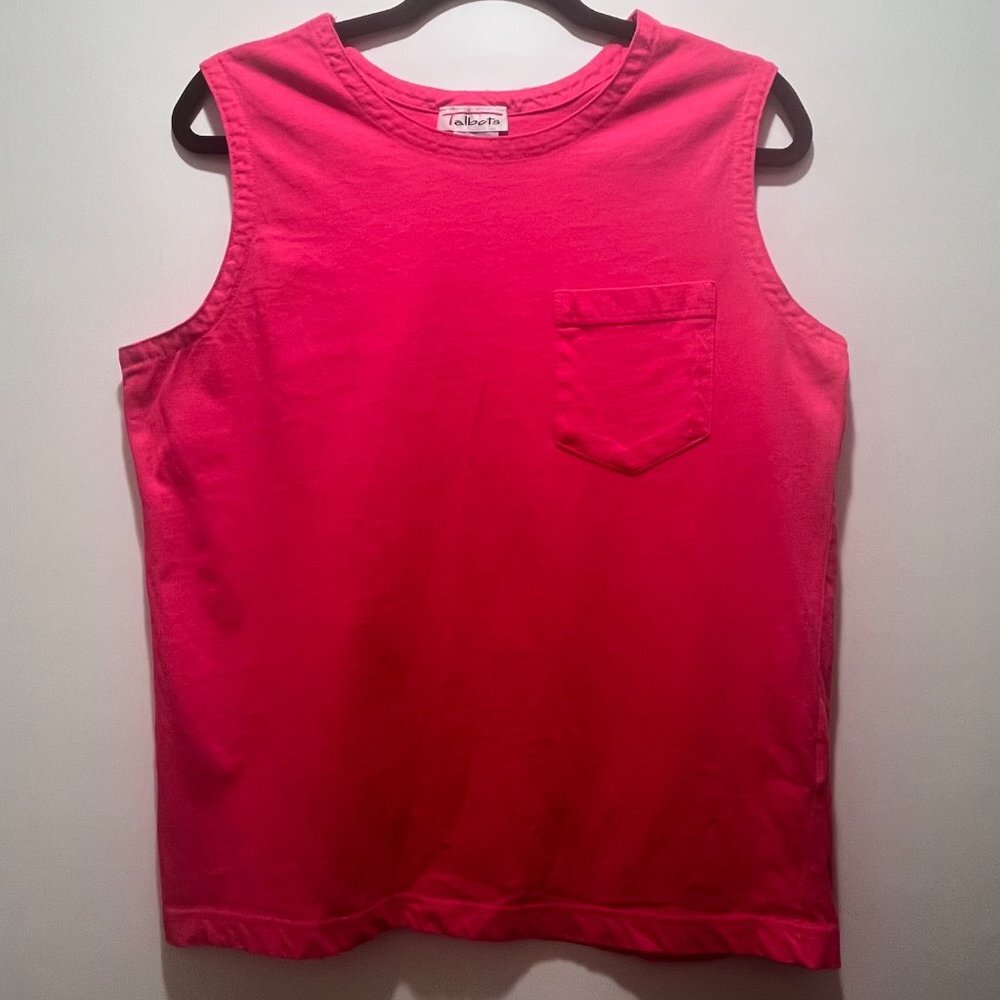 Talbots Women's‎ Pink Sleeveless Shirt Top Size L